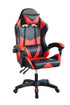 C-7430 Office Chair, Black and Red, Racing Design, Adjustable Tilt