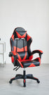 C-7430 Office Chair, Black and Red, Racing Design, Adjustable Tilt