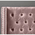 IF-5895 Bed, Pink, Velvet, Nailhead detail, Tufted Headboard