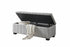 IF-6261 Bench, Grey, Teddy Bear Fabric, 46" Wide, Enclosed Storage