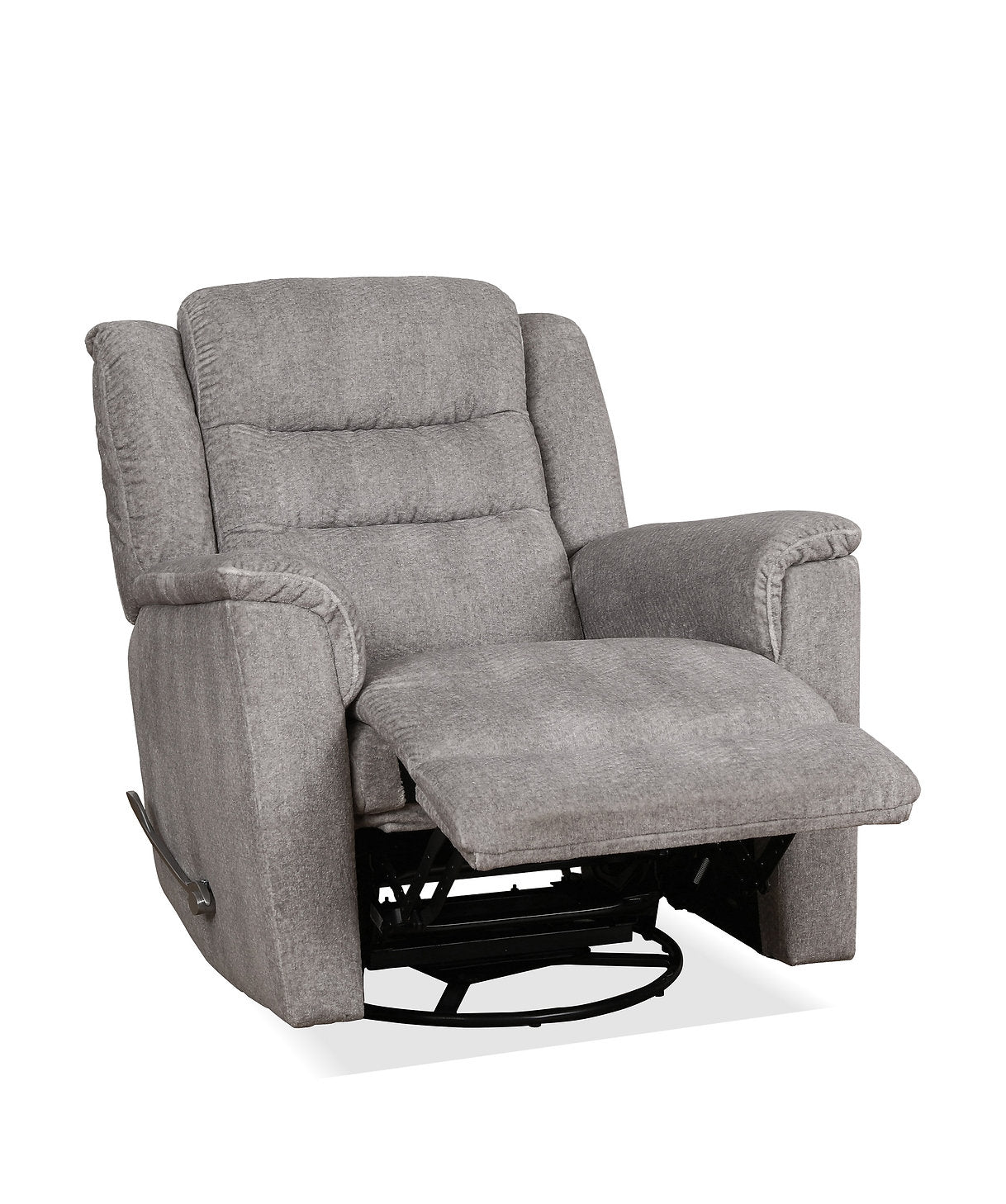 IF-6345 Recliner, Grey, Fabric, Swivel Glider Mechanism