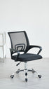 C-7420 Office Chair,  Black, Mesh Back, Chrome Legs