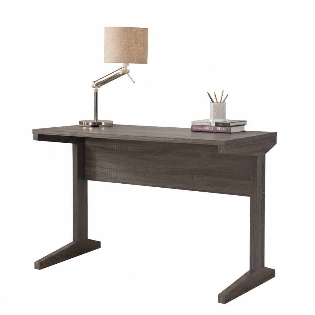 IF-7006 Desk, Grey, 48" Wide, Wood Finish