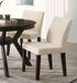 5 Pc Dining Set - 48" Round Espresso Wood Table and 4 Chairs  T-1085 | C-1085