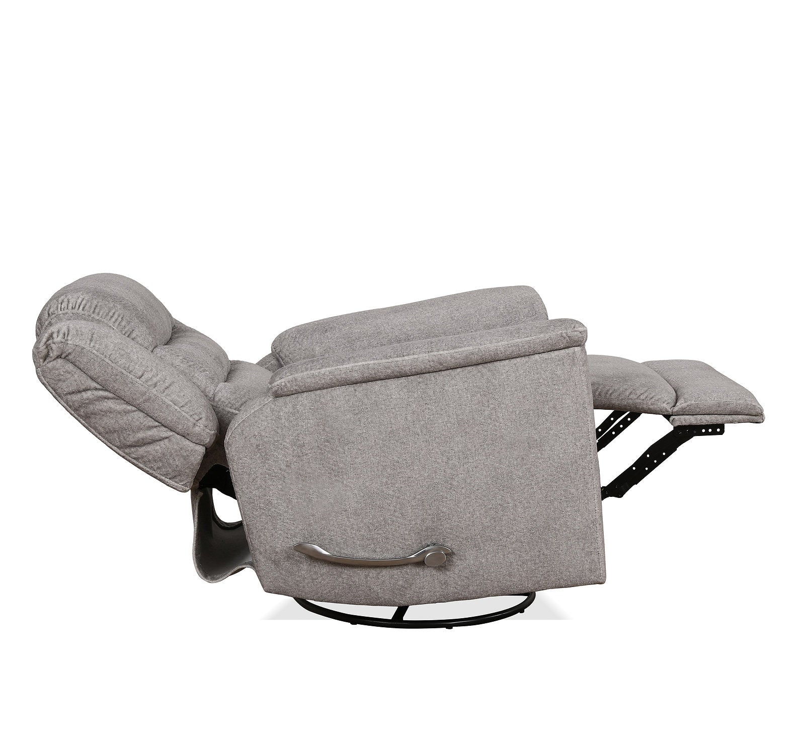 IF-6345 Recliner, Grey, Fabric, Swivel Glider Mechanism