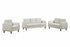IF-8251 Sofa Set, 3Pc, Beige, Soft-Touch Fabric, Black Legs