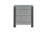 "LOGAN SILVER" Deluxe Bedroom Set, 6Pc, Sleek Silver, Dazzling Crushed Crystal Accents