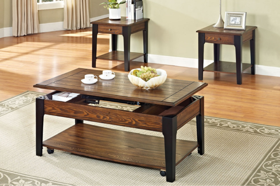 3Pc Coffee Table Set with Lift Coffee Table  IF-2059