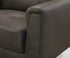 IF-8011 Sofa Set, 3pc, Premium Soft Dark Chocolate Leather Match, Sleek Modern Design, High End Look