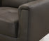 IF-8011 Sofa, Premium Soft Dark Chocolate Leather Match, Sleek Modern Design, High End Look