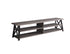IF-5012 T.V Stand, 91" Long, Black and Distressed Grey Finish, X-Frame Side Panels