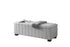 IF-6261 Bench, Grey, Teddy Bear Fabric, 46" Wide, Enclosed Storage
