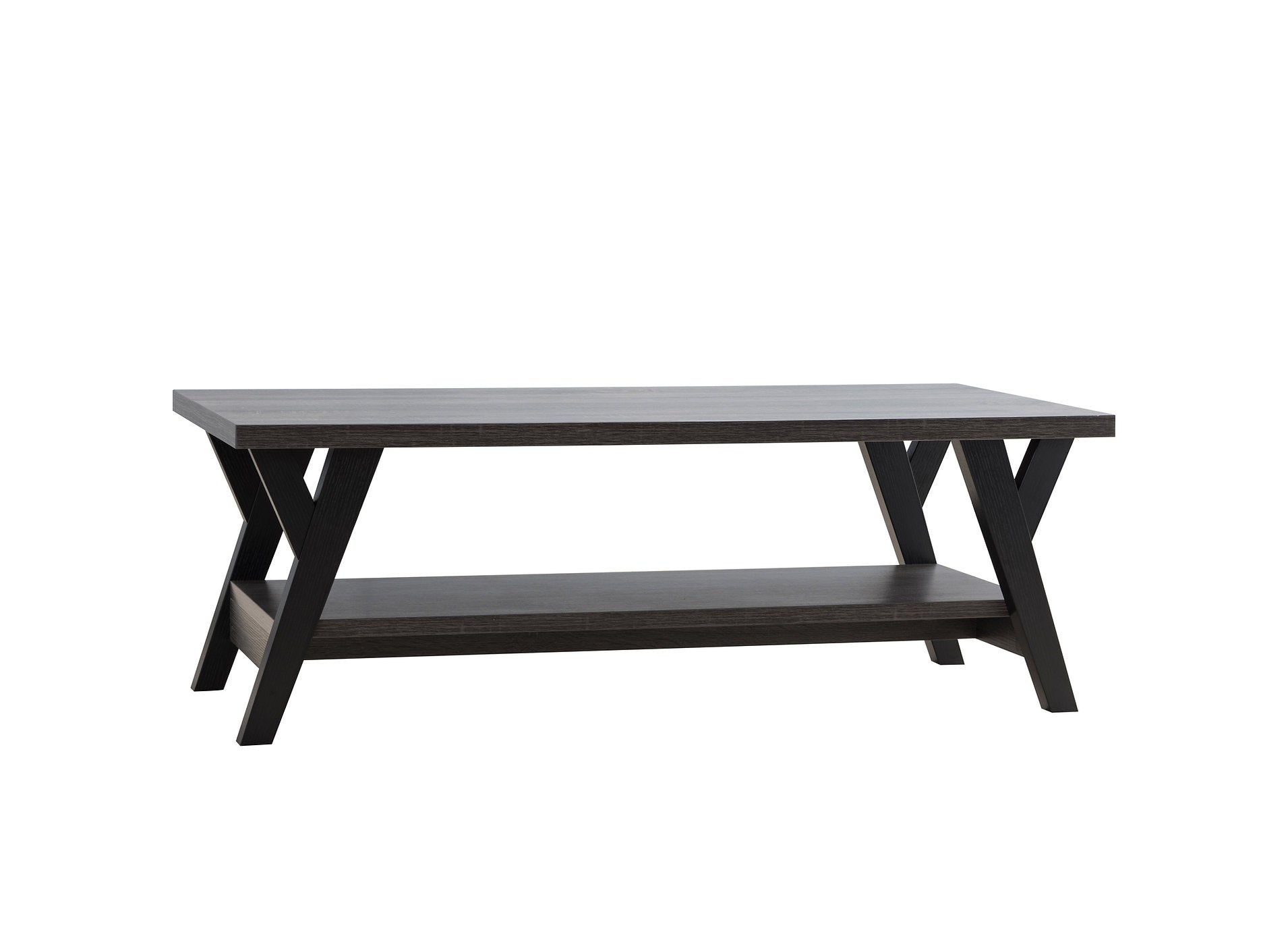 IF-3505 Coffee Table Set, 3Pc, Grey Top, 48" Coffee Table, 22" End Tables, Grey Frame
