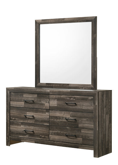 "ATHENS" Deluxe Bedroom Set, OR Individual pieces, Driftwood Brown, Led Lights