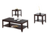 IF-2218 Coffee Table Set, 44" Coffee Table, Espresso, 3Pc