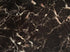 T-1240 Dining Table, 60" Dark Faux Marble Top, Gun Metal Grey Legs