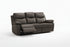 IF-8131 Power Recliner Sofa, Dark Chocolate Brown, Genuine Leather/Match, USB Charging