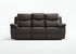 IF-8131 Power Recliner Sofa, Dark Chocolate Brown, Genuine Leather/Match, USB Charging