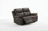 IF-8131 Power Loveseat, Dark Chocolate Brown, Genuine Leather/Match, USB Charging