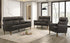 IF-8011 Sofa Set, 3pc, Premium Soft Dark Chocolate Leather Match, Sleek Modern Design, High End Look
