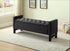 Bench - Charcoal Grey Fabric with Storage  IF-6403