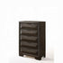 "LAURA" Deluxe Bedroom Set, OR Set Components, Espresso, Storage Drawers