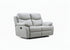 IF-8130 Power Recliner Loveseat, Light Grey, Genuine Leather/Match, USB Charging