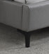 Bed - 60" or 78" Grey Faux Leather  IF-5340