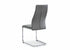 T-1448 | C-1576 Dining Set, 7 Pc, 63" Table + 6 Chairs, Chrome + Glass Table, Chrome + Grey Chairs