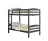 B-124 Bunk Bed, Grey, Single / Single, Wood