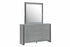 "LOGAN SILVER" Deluxe Bedroom Set, 6Pc, Sleek Silver, Dazzling Crushed Crystal Accents