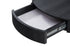 IF-3212 Coffee Table, 32" Round, Matte Black Finish with Vertical Ribbed Detailing