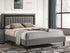 IF-180 Bed, Grey, Fabric, Adjustable Height Headboard