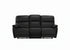 IF-8171 Power Recliner Sofa, Soft Black, Genuine Leather/Match, USB Charging