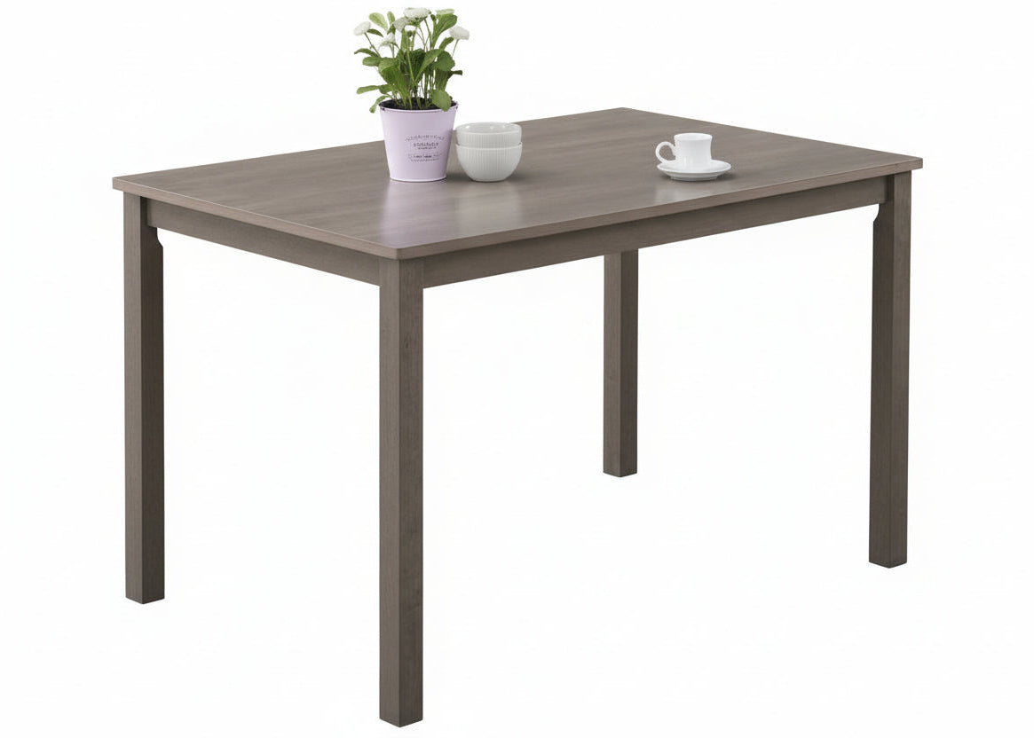 T-1050 Dining Table, 48" Long, Antique Grey, Wood