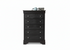 "POMPEI GREY" Chest, 5 Drawers, Crocodile Veneer