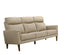 IF-8012 Sofa, Premium Soft Cream Beige Leather Match, Sleek Modern Design, High End Look