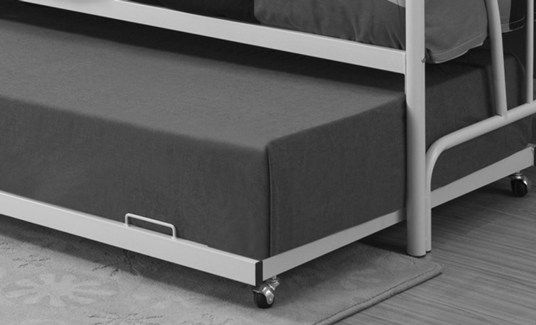 IF-316T Trundle Only, Suitable for a Day Bed, White
