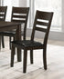 7 Pc Dining Set - 60" Wooden Table and 6 Chairs  T-1090 | C-1091