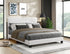 IF-5582 Bed, Beige (Creme) , Boucle Fabric
