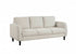 IF-8251 Sofa Set, 3Pc, Beige, Soft-Touch Fabric, Black Legs