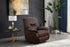 IF-6351 Recliner, Brown, Elephant Skin Fabric, Glider Rocking Mechanism