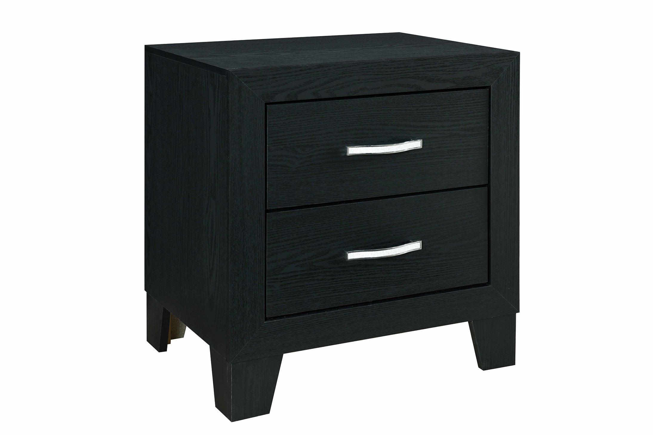 "REID" Night Table, Black, Modern Contemporary Design