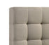 IF-5786 Lift Bed, Warm Ivory Fabric, Enclosed Storage, Modern Channel-Tufted Headboard and Frame