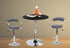 T-135 | ST-7500G Pub Set, 3Pc, Adjustable Height Table, Adjustable Height Chairs, Grey Stools, Chrome Base