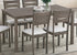 T-1051 Dining Table, Antique Grey, 55" Long, Wood