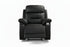 IF-8161 Power Recliner Armchair, Black, Genuine Leather/Match, USB Charging, Hidden Cup Holders
