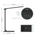 Desk Lamp- Touch 12W 7 Level Dimmable LED - JL Desk Lamp