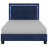 LUMINA-60'' PLATFORM BED-BLUE