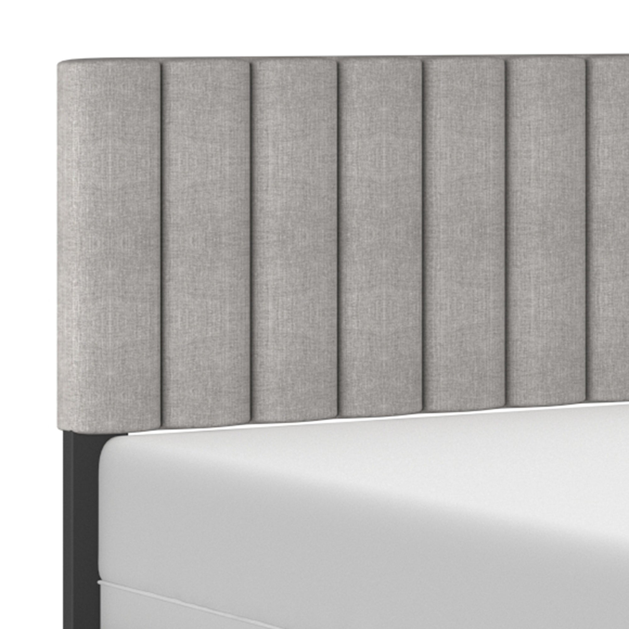 JEDD-60'' BED-LIGHT GREY